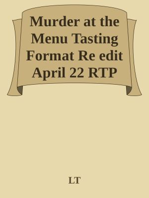 [Cozy Mystery in the Mountains 0.50] • Murder at the Menu Tasting